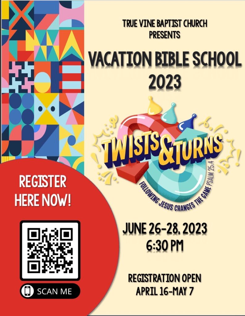 vbs TRUE VINE BAPTIST CHURCH